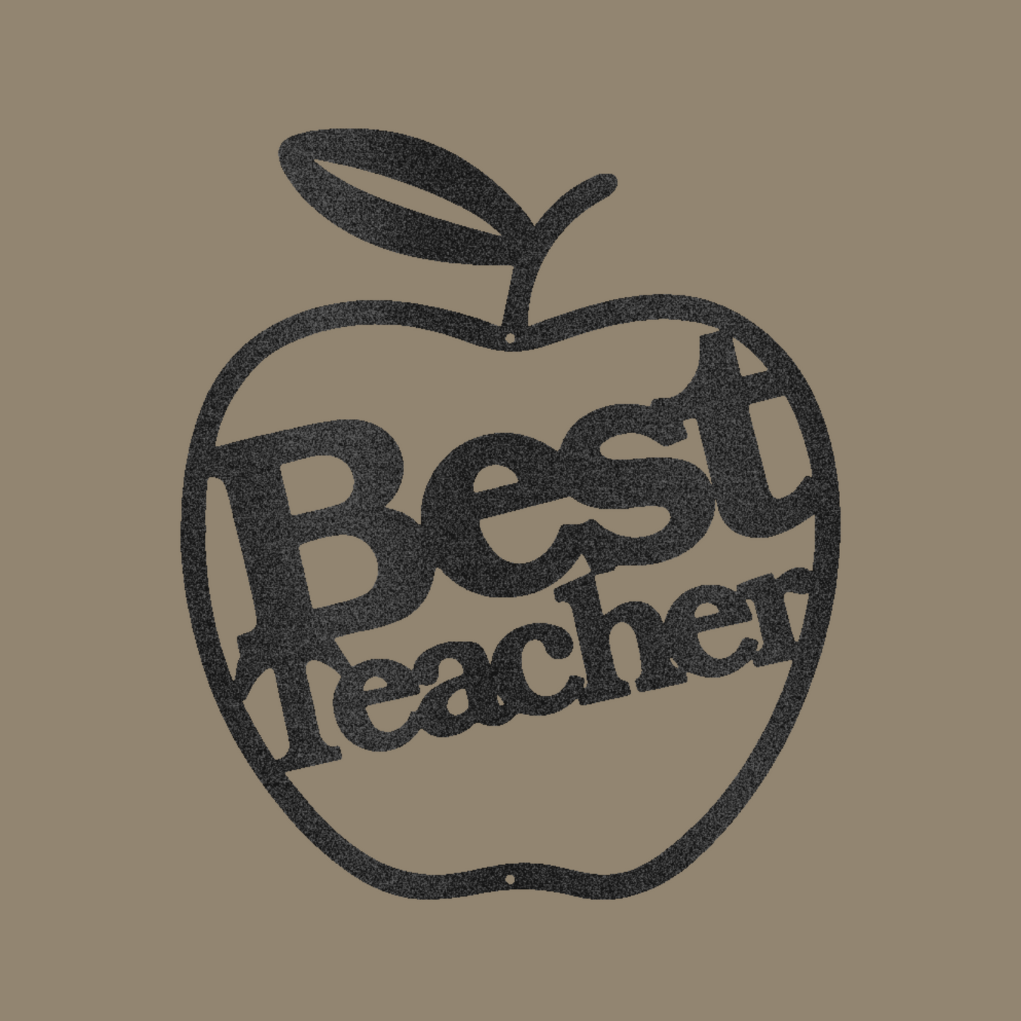 Best Teacher Custom Made Metal Signs - Black Teacher Metal Wall Art Decor | Home Accent Studio